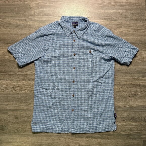 Patagonia Men's A/C Lightweight Shirt - Blue - Picture 1 of 6